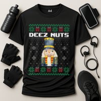 Deez Nuts Nutcracker Funny Ugly Christmas Xmas Gifts Performance Shirt
