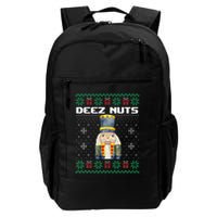 Deez Nuts Nutcracker Funny Ugly Christmas Xmas Gifts Backpack