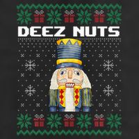 Deez Nuts Nutcracker Funny Ugly Christmas Xmas Gifts 25L Jumbo Tote