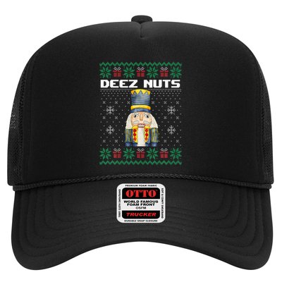 Deez Nuts Nutcracker Funny Ugly Christmas Xmas Gifts Trucker Hat