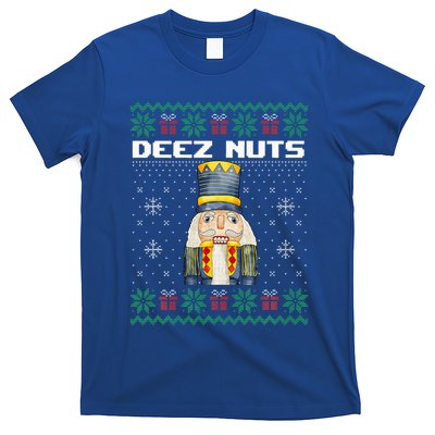 Deez Nuts Nutcracker Funny Ugly Christmas Xmas Gifts T-Shirt