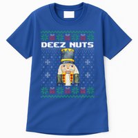 Deez Nuts Nutcracker Funny Ugly Christmas Xmas Gifts Tall T-Shirt