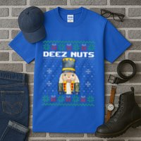 Deez Nuts Nutcracker Funny Ugly Christmas Xmas Gifts Tall T-Shirt