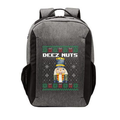 Deez Nuts Nutcracker Funny Ugly Christmas Xmas Gifts Vector Backpack