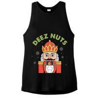Deez Nuts Nutcracker Nut Christmas Pjs Ladies PosiCharge Tri-Blend Wicking Tank