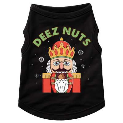 Deez Nuts Nutcracker Nut Christmas Pjs Doggie Tank