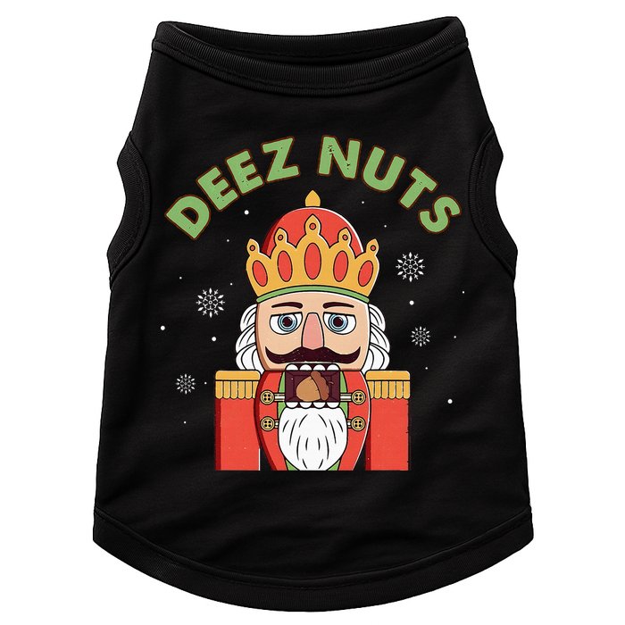 Deez Nuts Nutcracker Nut Christmas Pjs Doggie Tank