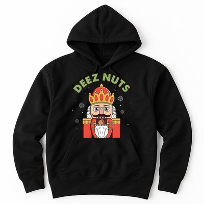 Deez Nuts Nutcracker Nut Christmas Pjs Hoodie