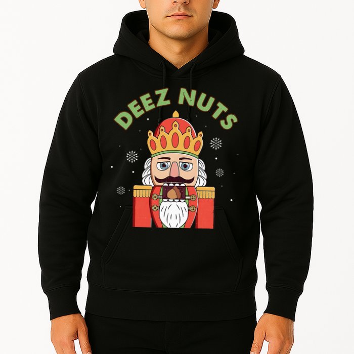 Deez Nuts Nutcracker Nut Christmas Pjs Hoodie