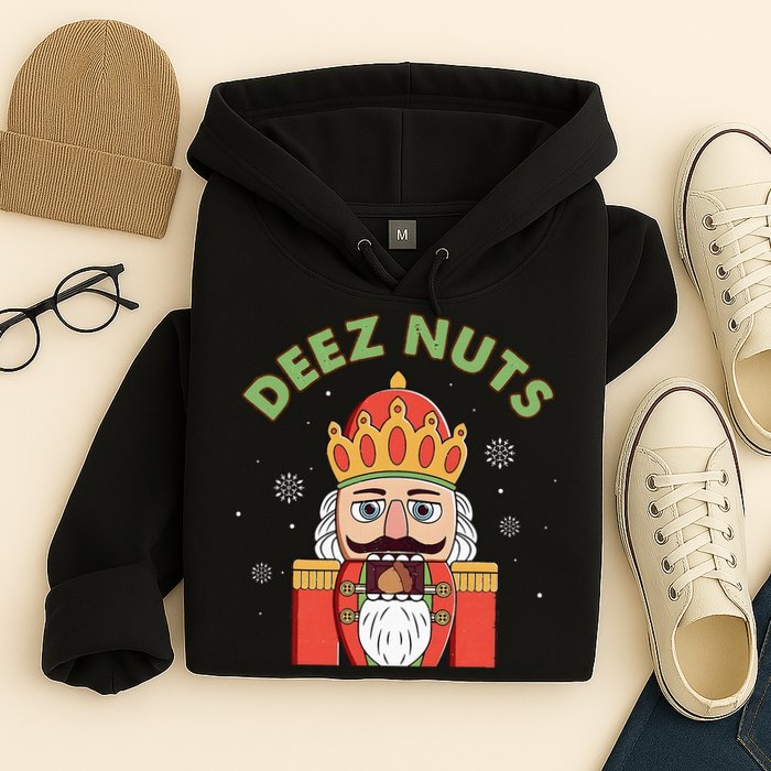Deez Nuts Nutcracker Nut Christmas Pjs Hoodie