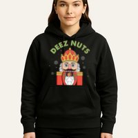 Deez Nuts Nutcracker Nut Christmas Pjs Hoodie