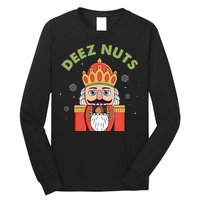 Deez Nuts Nutcracker Nut Christmas Pjs Long Sleeve Shirt