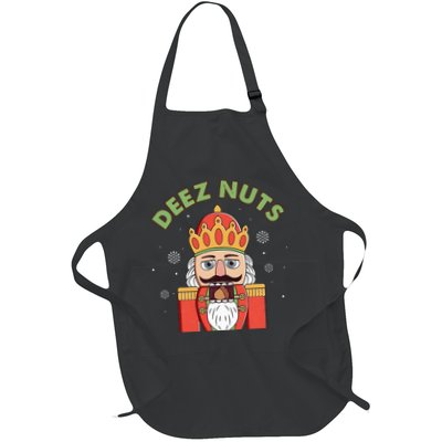 Deez Nuts Nutcracker Nut Christmas Pjs Full-Length Apron With Pockets