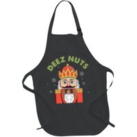 Deez Nuts Nutcracker Nut Christmas Pjs Full-Length Apron With Pockets