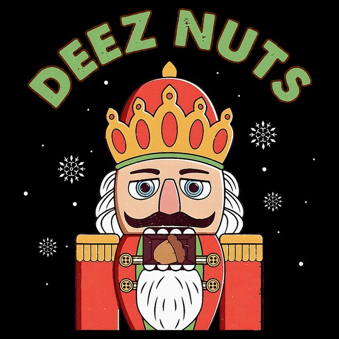 Deez Nuts Nutcracker Nut Christmas Pjs Sweatshirt