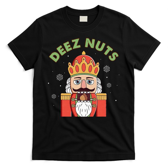 Deez Nuts Nutcracker Nut Christmas Pjs T-Shirt