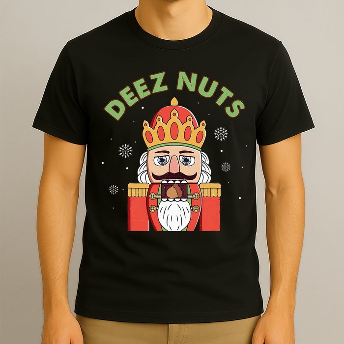 Deez Nuts Nutcracker Nut Christmas Pjs T-Shirt