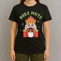 Deez Nuts Nutcracker Nut Christmas Pjs T-Shirt