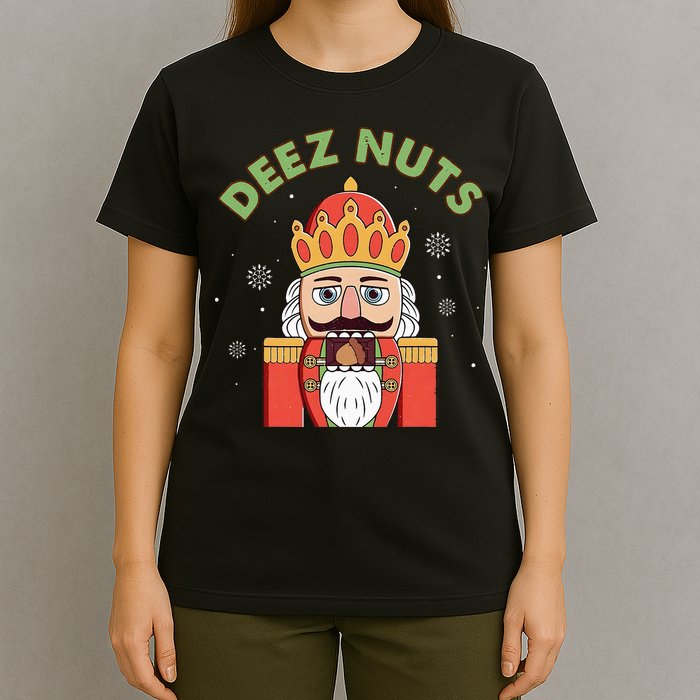 Deez Nuts Nutcracker Nut Christmas Pjs T-Shirt