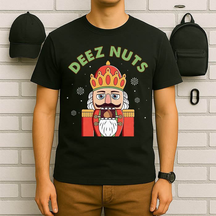 Deez Nuts Nutcracker Nut Christmas Pjs T-Shirt
