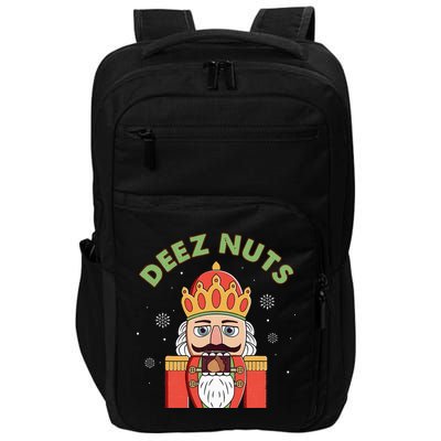 Deez Nuts Nutcracker Nut Christmas Pjs Impact Tech Backpack