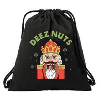 Deez Nuts Nutcracker Nut Christmas Pjs Drawstring Bag