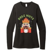 Deez Nuts Nutcracker Nut Christmas Pjs Womens CVC Long Sleeve Shirt