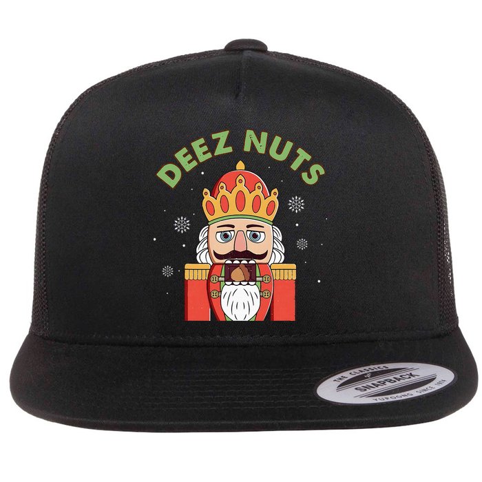 Deez Nuts Nutcracker Nut Christmas Pjs Flatbill Hat