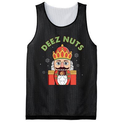 Deez Nuts Nutcracker Nut Christmas Pjs Mesh Reversible Basketball Jersey Tank