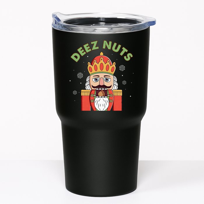 Deez Nuts Nutcracker Nut Christmas Pjs Tumbler