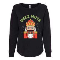 Deez Nuts Nutcracker Nut Christmas Pjs Womens California Wash Sweatshirt