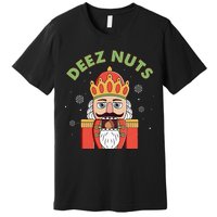 Deez Nuts Nutcracker Nut Christmas Pjs Premium T-Shirt