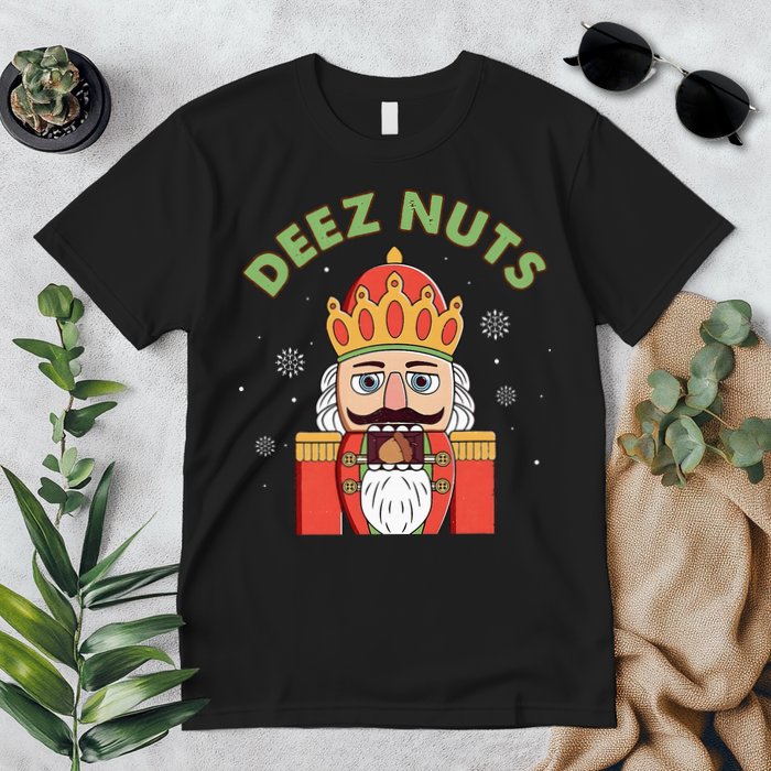 Deez Nuts Nutcracker Nut Christmas Pjs Premium T-Shirt