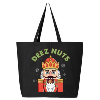 Deez Nuts Nutcracker Nut Christmas Pjs 25L Jumbo Tote