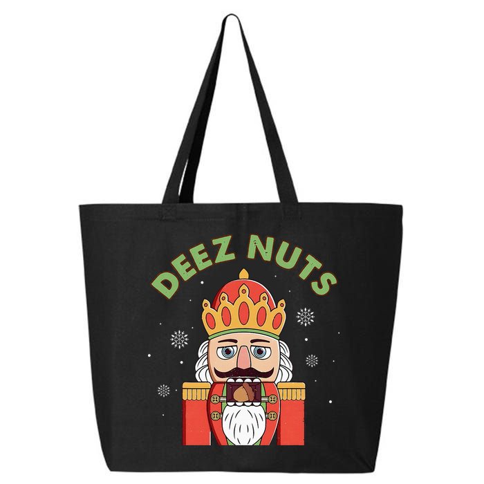 Deez Nuts Nutcracker Nut Christmas Pjs 25L Jumbo Tote