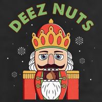 Deez Nuts Nutcracker Nut Christmas Pjs 25L Jumbo Tote