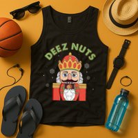 Deez Nuts Nutcracker Nut Christmas Pjs Tank Top
