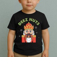 Deez Nuts Nutcracker Nut Christmas Pjs Toddler T-Shirt