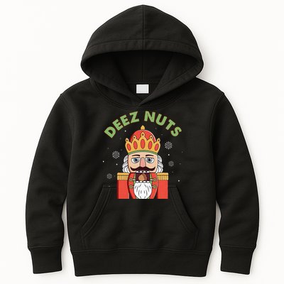 Deez Nuts Nutcracker Nut Christmas Pjs Kids Hoodie