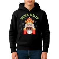 Deez Nuts Nutcracker Nut Christmas Pjs Kids Hoodie