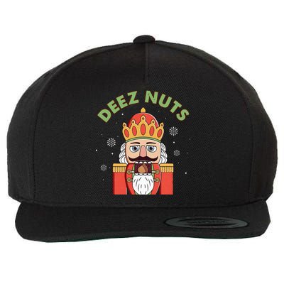 Deez Nuts Nutcracker Nut Christmas Pjs Wool Snapback Cap