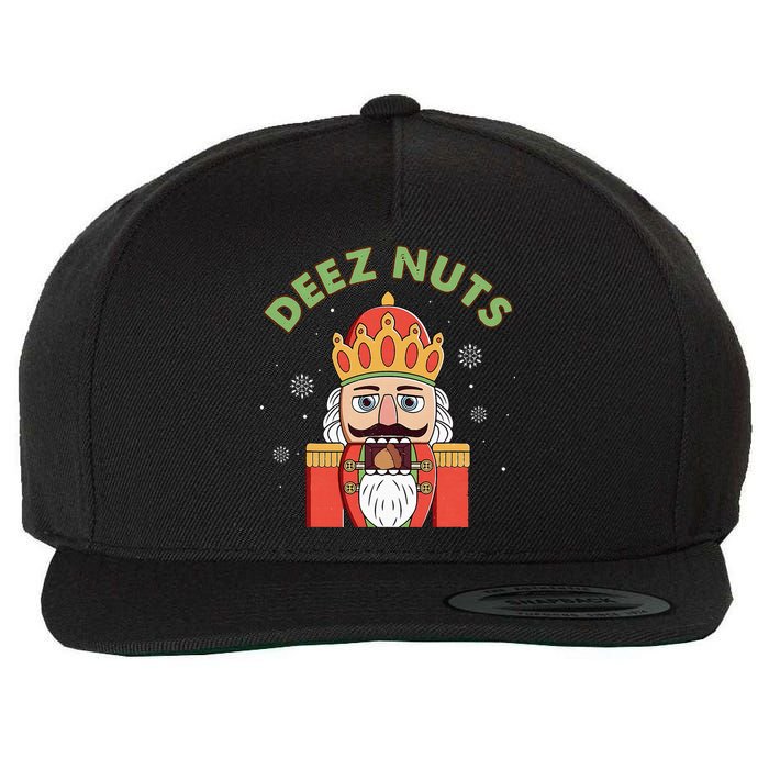 Deez Nuts Nutcracker Nut Christmas Pjs Wool Snapback Cap