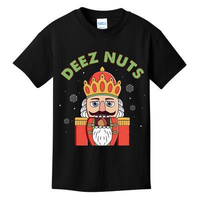 Deez Nuts Nutcracker Nut Christmas Pjs Kids T-Shirt