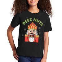 Deez Nuts Nutcracker Nut Christmas Pjs Kids T-Shirt