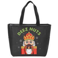 Deez Nuts Nutcracker Nut Christmas Pjs Zip Tote Bag