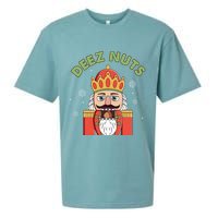 Deez Nuts Nutcracker Nut Christmas Pjs Sueded Cloud Jersey T-Shirt