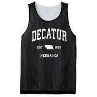 Decatur Nebraska Ne Vintage Athletic Sports Mesh Reversible Basketball Jersey Tank