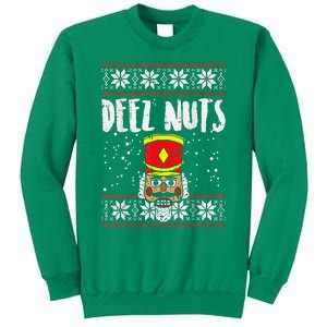 Deez Nuts Nutcracker Funny Ugly Christmas Sweater Meme Gift Sweatshirt