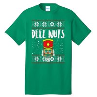 Deez Nuts Nutcracker Funny Ugly Christmas Sweater Meme Gift Tall T-Shirt