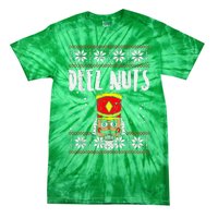 Deez Nuts Nutcracker Funny Ugly Christmas Sweater Meme Gift Tie-Dye T-Shirt